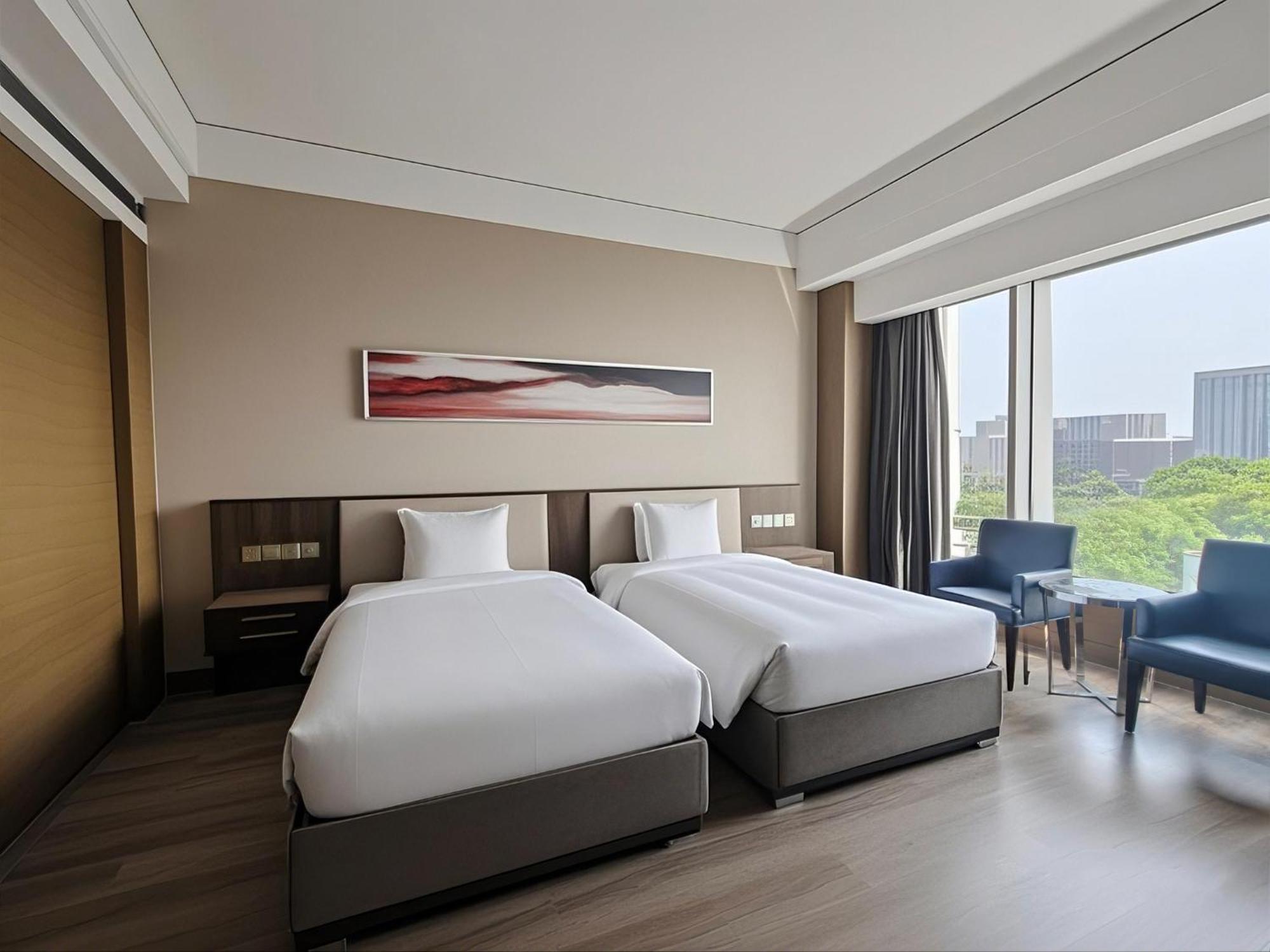 Hotel Crowne Plaza Nanjing Jiangning By Ihg Exterior foto
